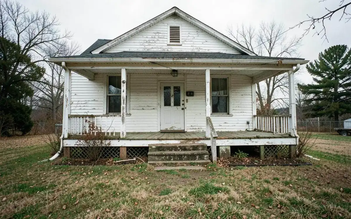 Unlisted older home in a North Mississippi neighborhood